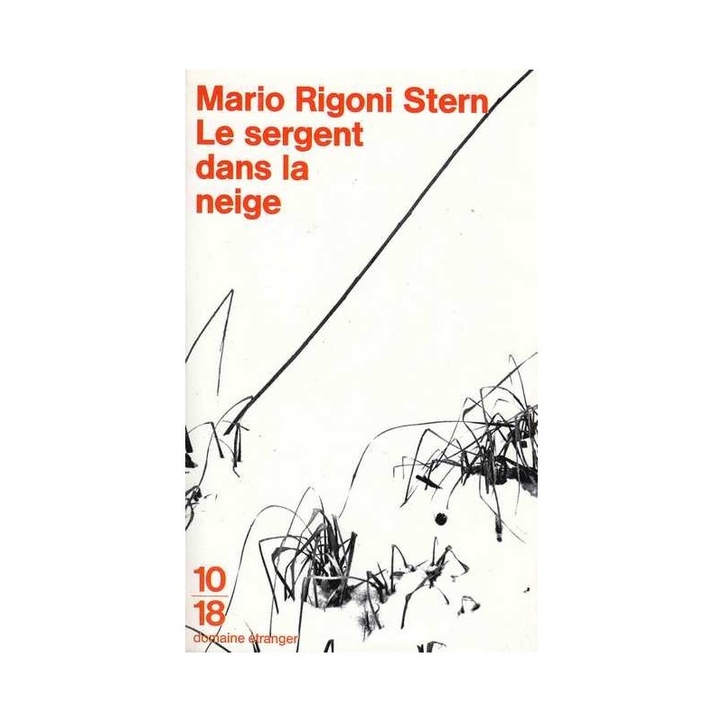 Le sergent dans la neige - Mario Rigori Stern